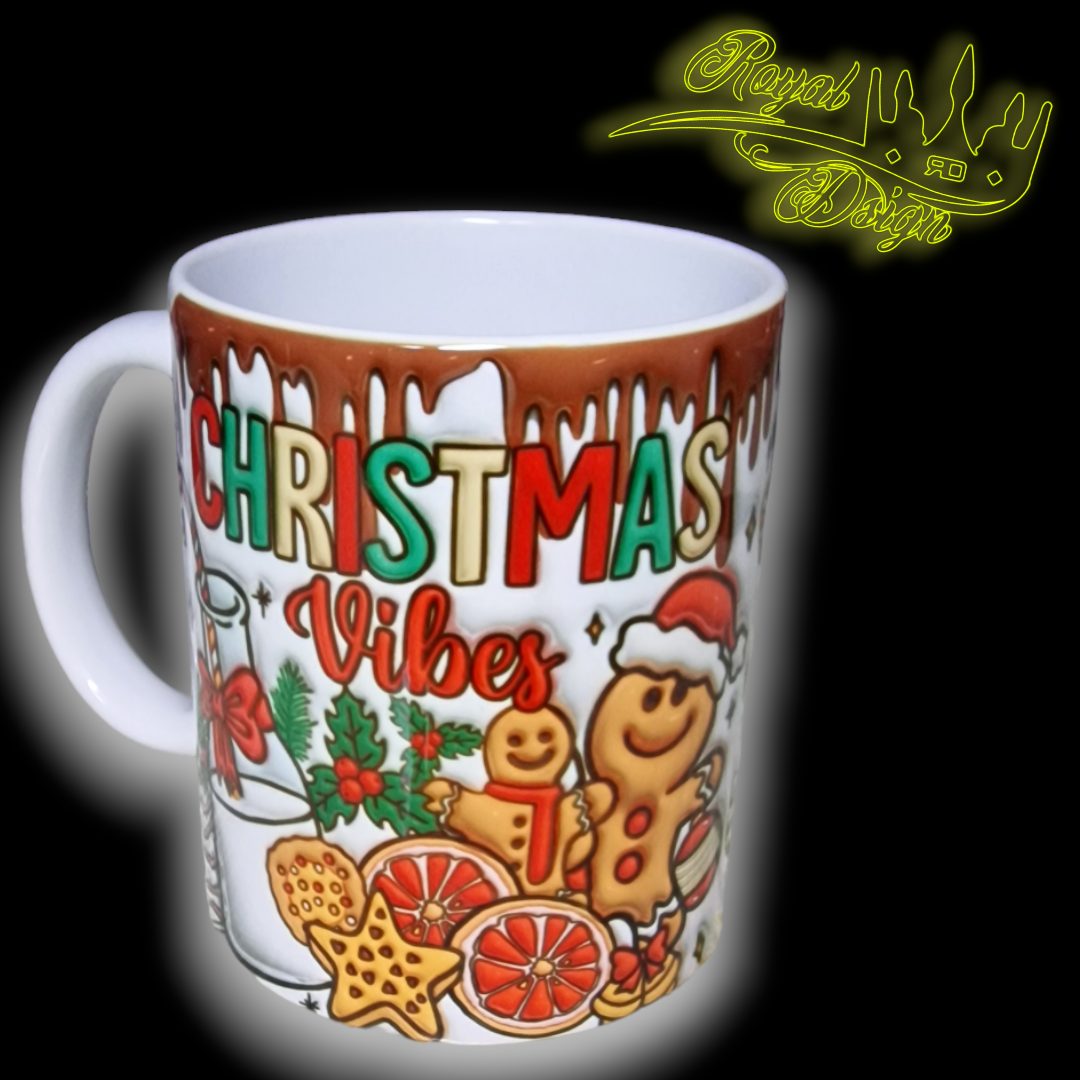 Keramik Fototasse Christmas Vibes